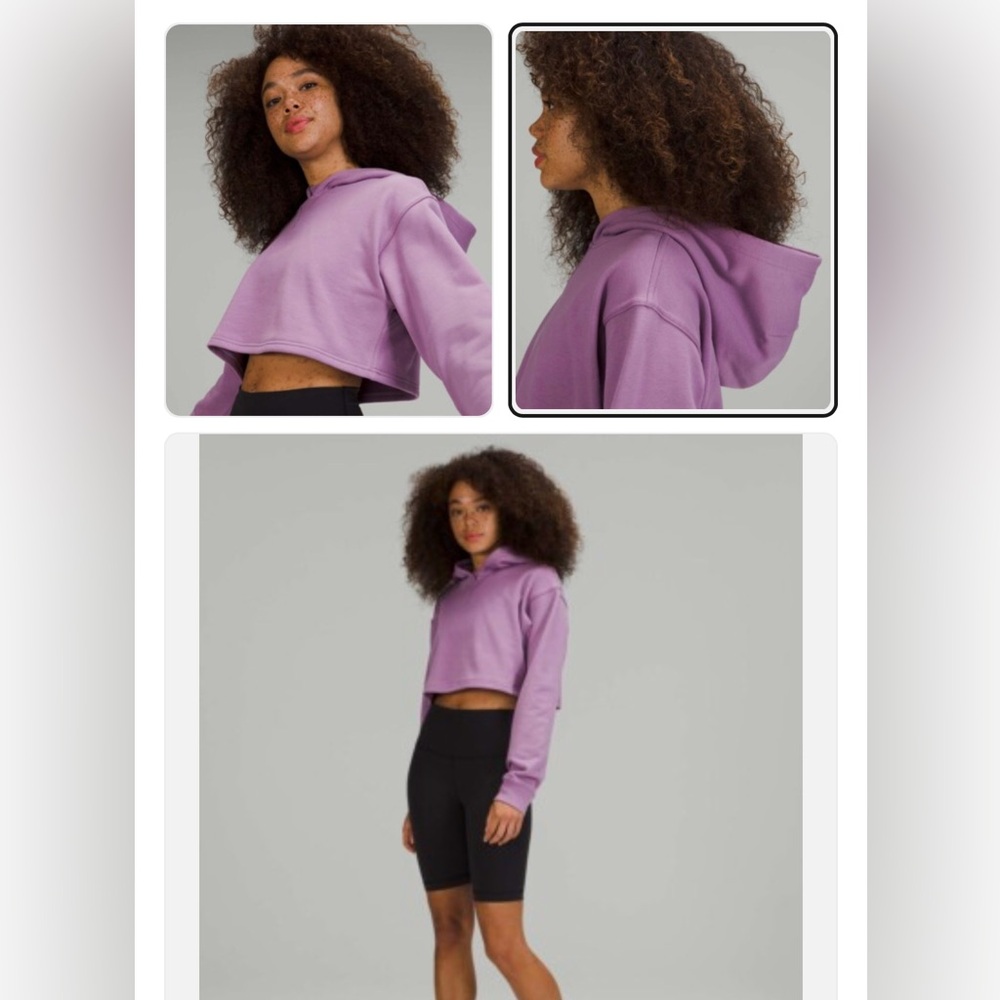 Lululemon All Yours Cropped Hoodie